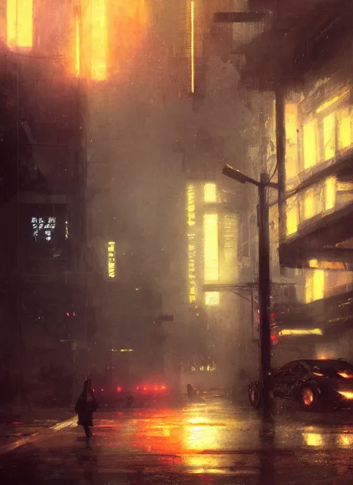 Image similar to bladerunner 2 0 4 9, spotlight, by greg rutkowski, by jeremy mann, digital painting