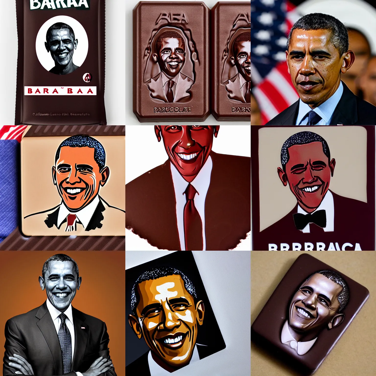 Image similar to dark chocolate relief of barak obama