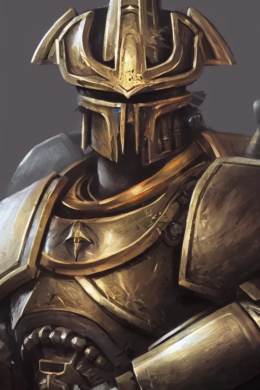 Image similar to armor portrait heros warhammer 4 0 k horus heresy fanart - the primarchs emperor by johannes helgeson animated with vfx concept artist & illustrator global illumination ray tracing hdr fanart arstation zbrush central hardmesh 8 k octane renderer comics stylized