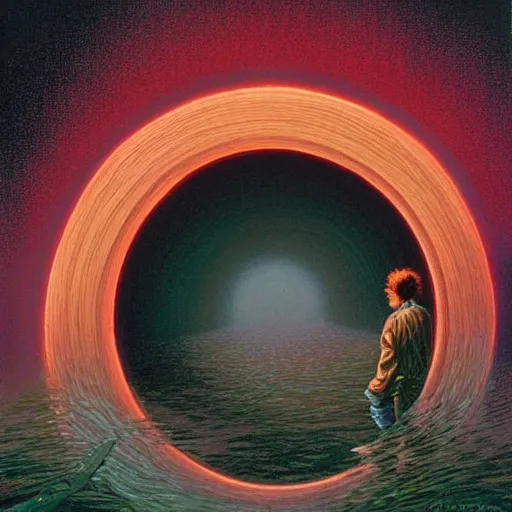 Prompt: Circular Being, by Michael Whelan