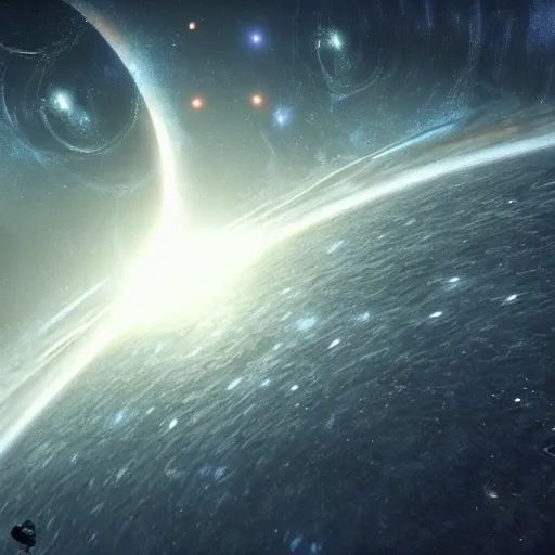 Image similar to infinite galaxies, beautiful, epic cinematic scene