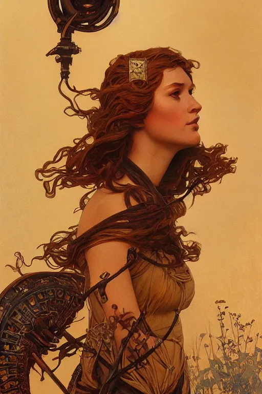 Image similar to civilization on the sun, intricate, elegant, dramatic lighting, rugged face, highly detailed, lifelike, photorealistic, digital painting, artstation, illustration, concept art, smooth, sharp focus, art by John Collier and Albert Aublet and Krenz Cushart and Artem Demura and Alphonse Mucha