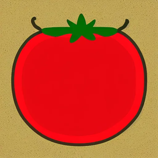 Prompt: minimalist icon for tomato