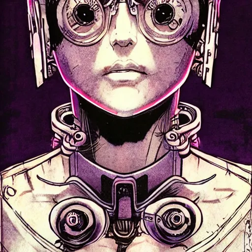 Image similar to android, killer - girl, high detail of the face, 1 / 8 katsuya terada, style of cyberpunk, night, city,