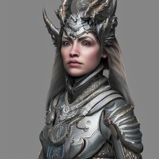 Image similar to silvergill adept, winterthorn blessing, high detail, cinematic, cgsociety 8k