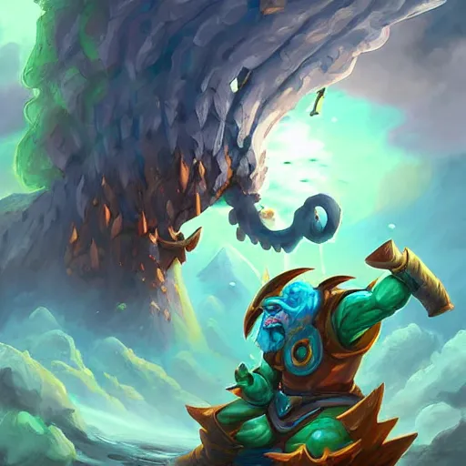 Image similar to air (elemental giant golem), air and tornado theme, hearthstone art style, epic fantasy card game art