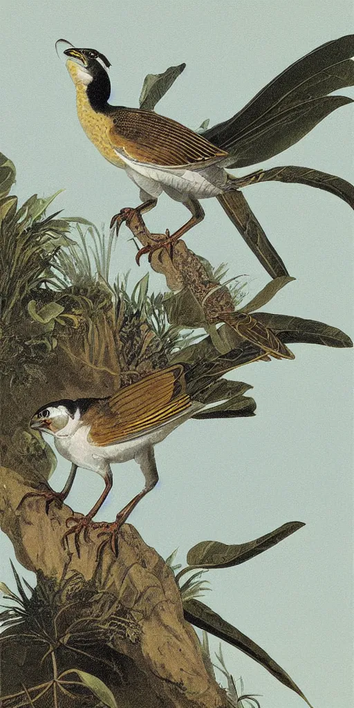 Prompt: field guide illustration painting of a dragon sparrow by john audubon and david allen sibley, detailed art