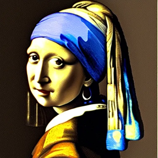 Image similar to monalisa with the pearl earring