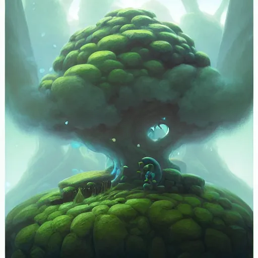 Image similar to cloud forest magical glyph enso by andreas rocha and peter mohrbacher and james jean