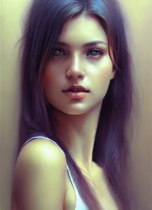 Prompt: image of a gorgeous young woman in the style of stefan kostic, realistic photo, sharp focus, 8k high definition, insanely detailed, intricate, elegant, art by stanley lau, artgerm