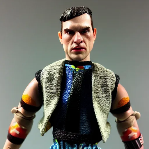 Image similar to billy butcher, action figure, plastic toy