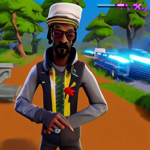 Image similar to snoop dogg fortnite character skin