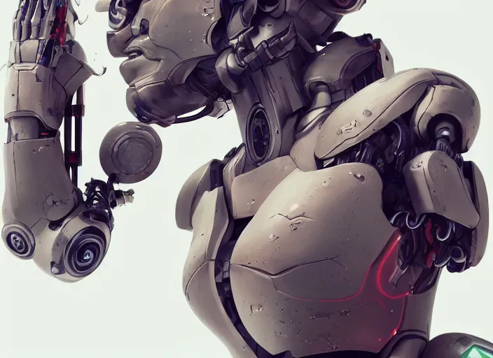 Image similar to portrait of a mecha cyborg girl with human tattoos, intricate, octane render, ultra-fine detailed, character design, trending on artstation