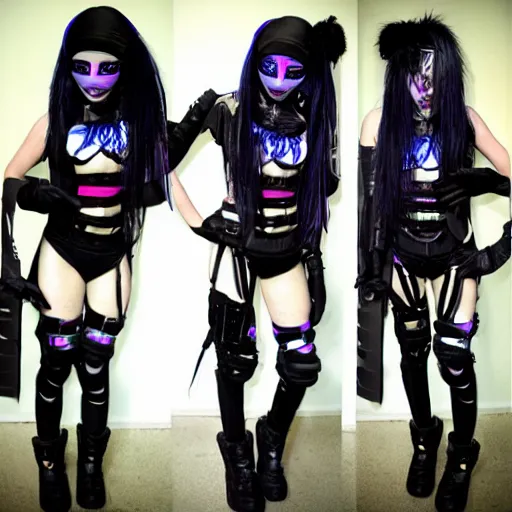 Image similar to cybergoth