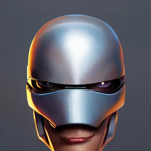 Image similar to robocop | | pixar - cute - fine - face, pretty face, realistic shaded perfect face, fine details by stanley artgerm lau, wlop, rossdraws, james jean, andrei riabovitchev, marc simonetti, and sakimichan, trending on artstation