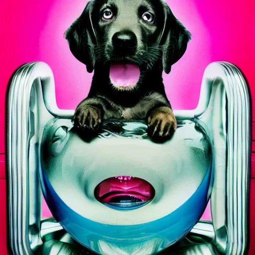Image similar to a puppy. by david lachapelle
