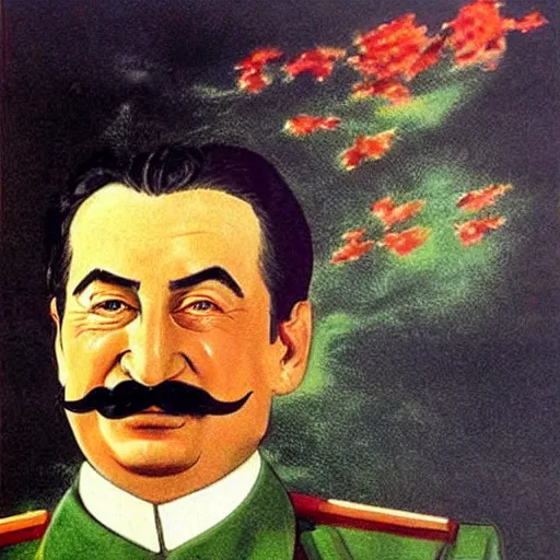 Image similar to Stalin in Dalì's style