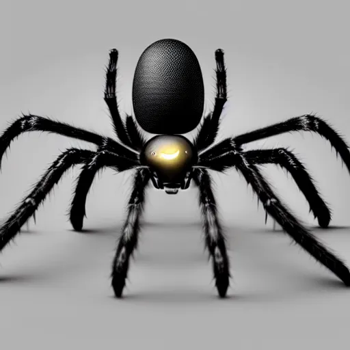 Image similar to spider wearing a top hat, ultra realistic, concept art, intricate details, eerie, highly detailed, photorealistic, octane render, 8k, unreal engine, in the style of pixar