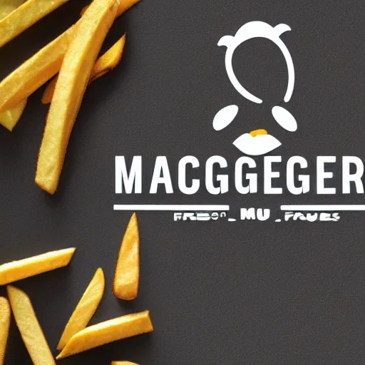 Image similar to abstract logo of macburger and ducks fries restaurant
