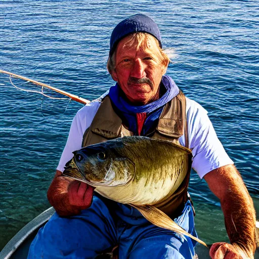 Image similar to portrait of a fisherman