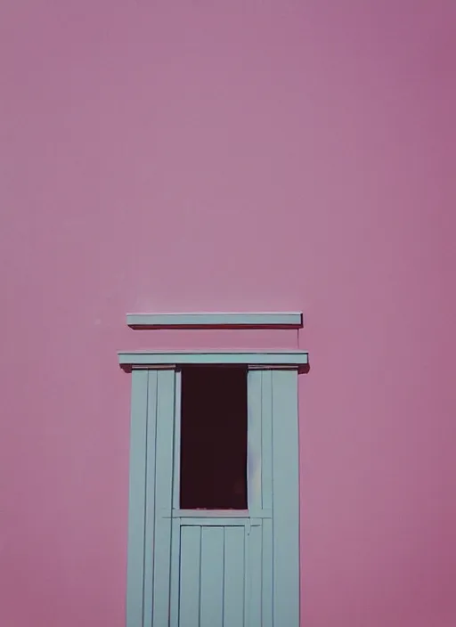Prompt: “ architecture photography, pastel colors, film grain, medium format, photography by rory gardiner, ”