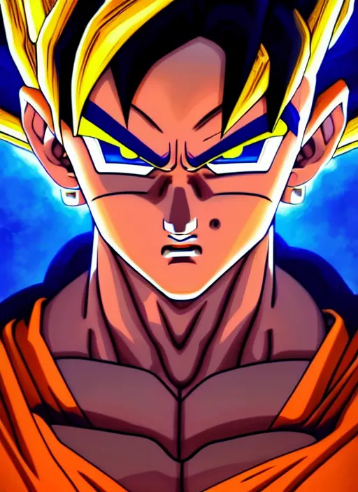 ArtStation - Goku Mastered Ultra Instinct - Dragon Ball Super FanArt