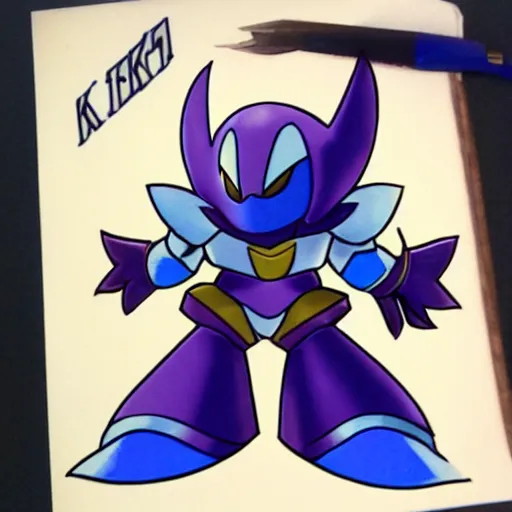 Prompt: meta knight from kirby