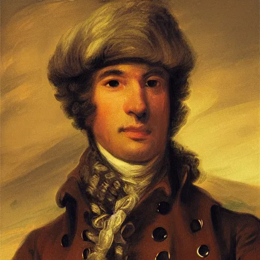 Image similar to a portrait of Joseph Joubert by Thomas Gainsborough, oil painting, masterpiece, old master, grand master, close-up, digital painting, concept art, smooth, sharp focus, detalied, illustration