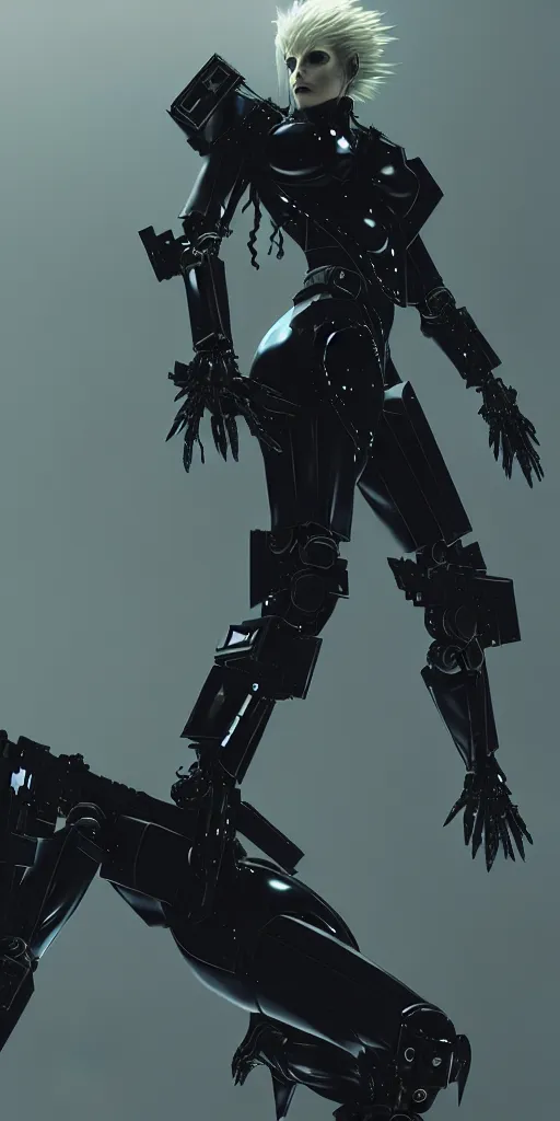 Prompt: Malicious Gothpunk Mech of Metal Gear Solid 4, masterpiece by Edgar Maxence and Ross Tran and Michael Whelan, gustav dore, 8k, octane render