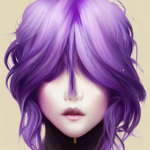 Prompt: beautiful anime woman with purple hair, a ( ( ( ( ( ( ( ( single horn on forehead ) ) ) ) ) ) ) ) ( ( ( purple eyes ) ) ), a purple tuxedo, sharp focus, intricate, cell shaded, award winning photography, cinematic, digital painting, cinematic, wlop, 8 k, by ross tran, tom bagshaw