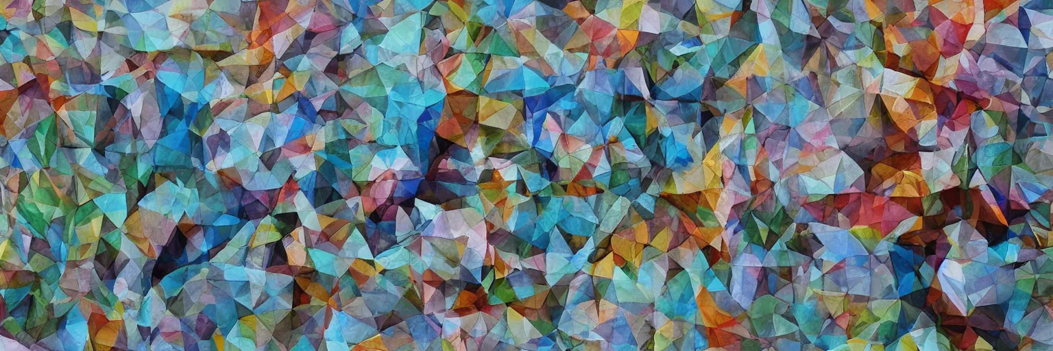 Image similar to abstract human body, Fine Art, Street Art, Mural, Modular Origami