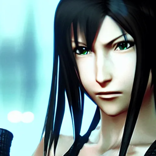 Image similar to Tifa Lockhart from Final Fantasy VII Remake (2020)