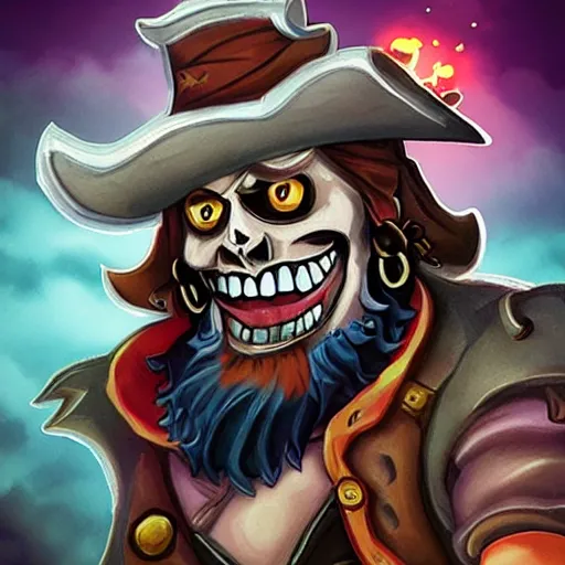 Image similar to ghost pirate lechuck