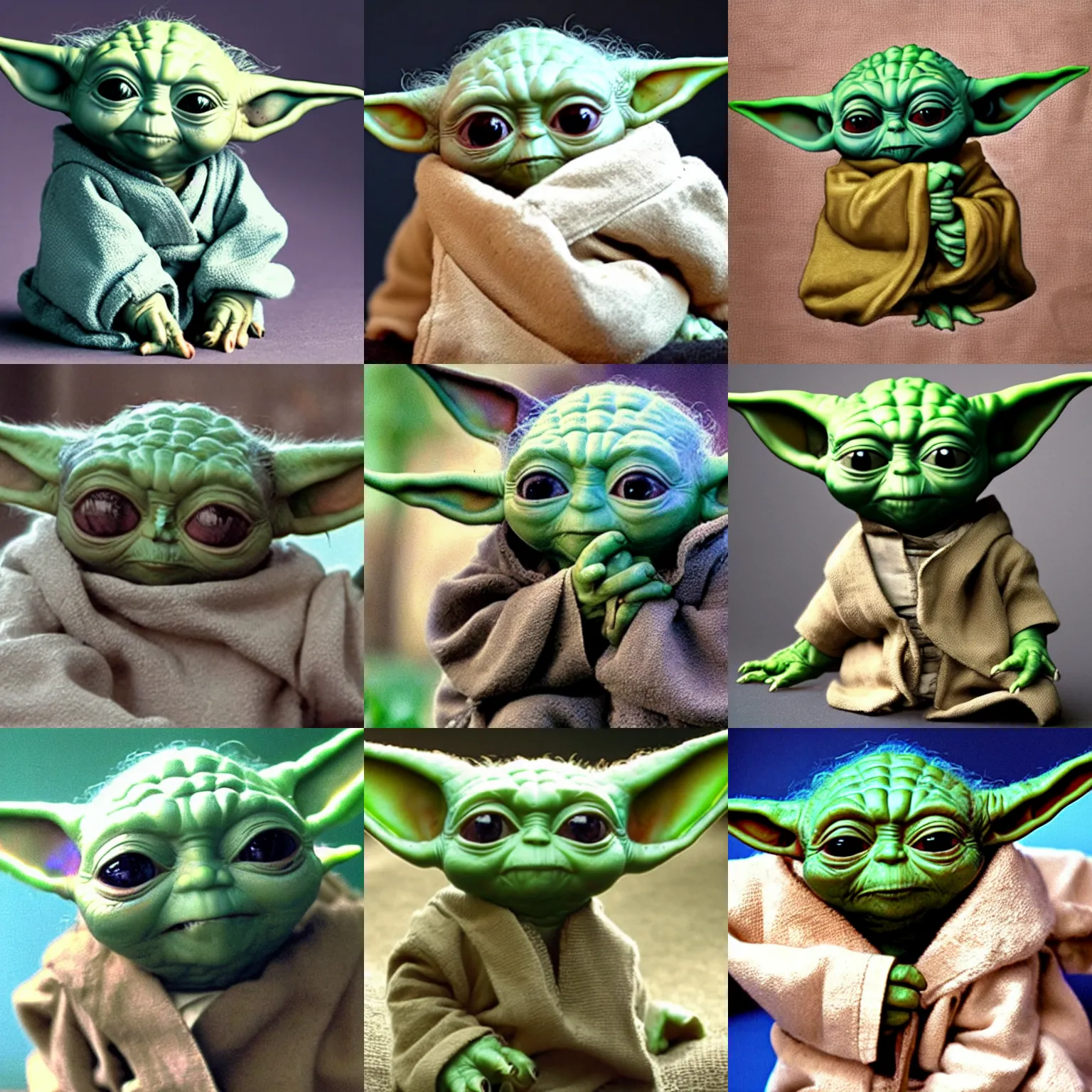 Prompt: old baby yoda