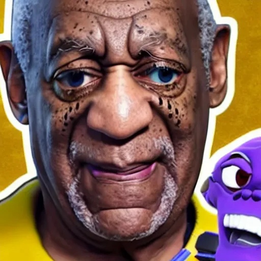 Image similar to bill cosby as a fortnite character