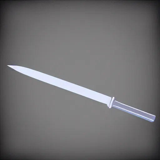 Prompt: magical sword, dnd, white background