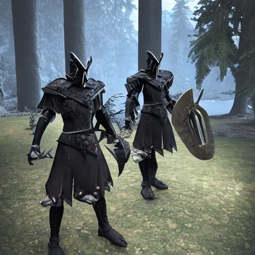 Image similar to hyperrealistic dslr film still of old school runescape claws & armor in skyrim, stunning 8 k octane comprehensive 3 d render, inspired by istvan sandorfi & greg rutkowski & unreal engine, perfect symmetry, dim volumetric cinematic lighting, extremely hyper - detailed, extremely lifelike attributes & lifelike texture, intricate, masterpiece, artstation, stunning