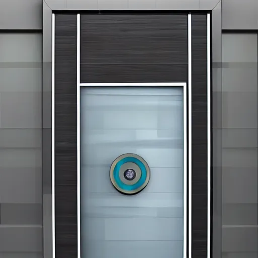 Image similar to futuristic door design