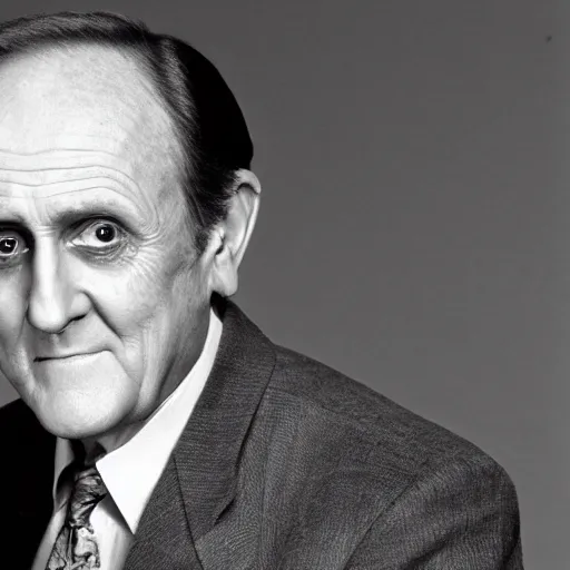 Prompt: a image of Bob Newhart. Head shot.