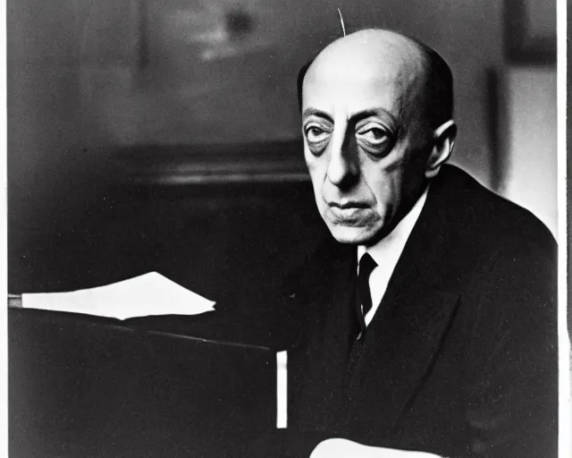 Image similar to arnold schoenberg