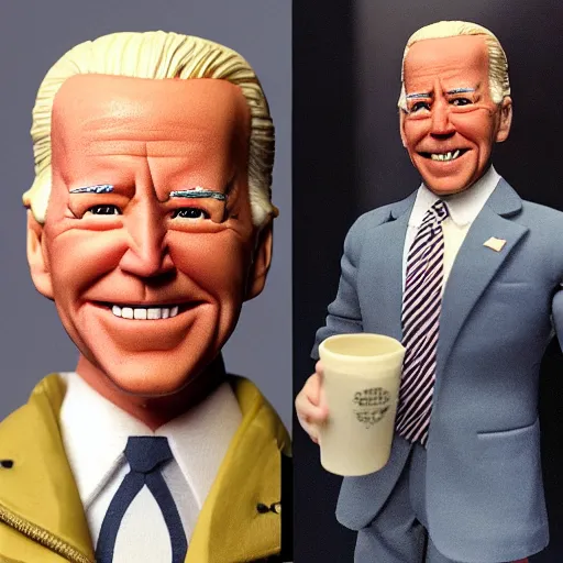 Prompt: Joe Biden action figure