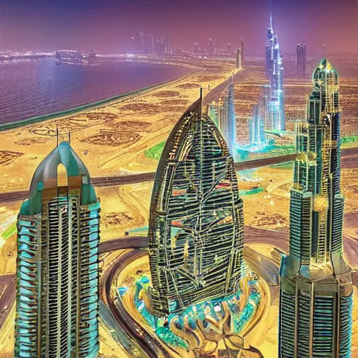 Prompt: gta : dubai, by ward lindhout