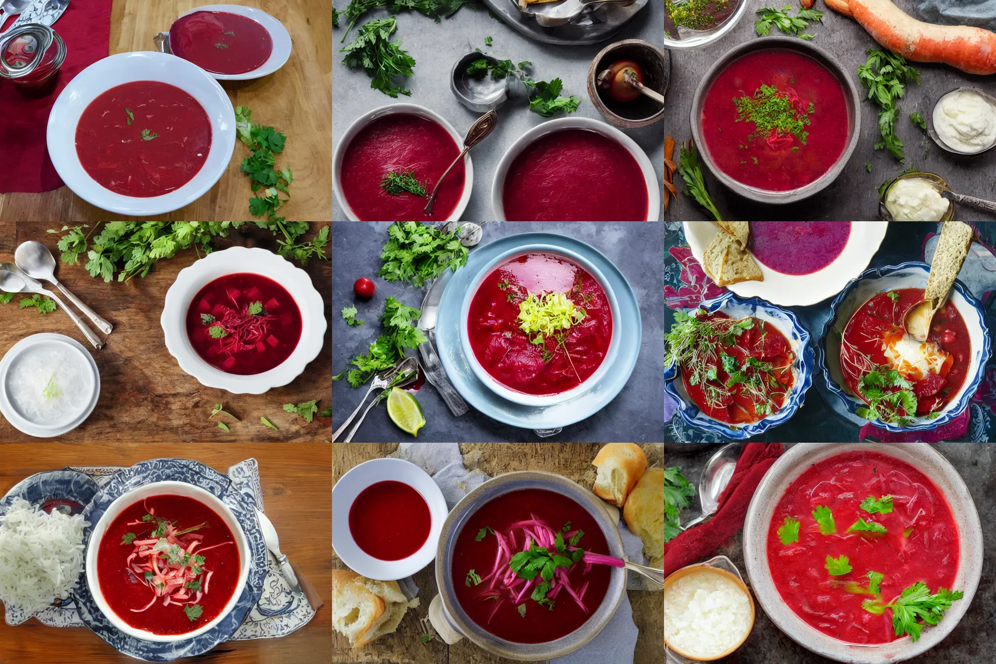 Prompt: russian borscht