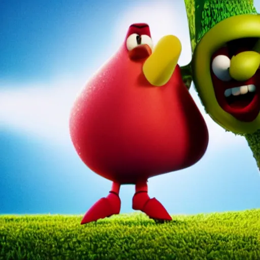 Prompt: still of a character from veggietales who looks like lebron james, veggietales episode and style, 8 k, 4 k, high quality, hyperdetailed