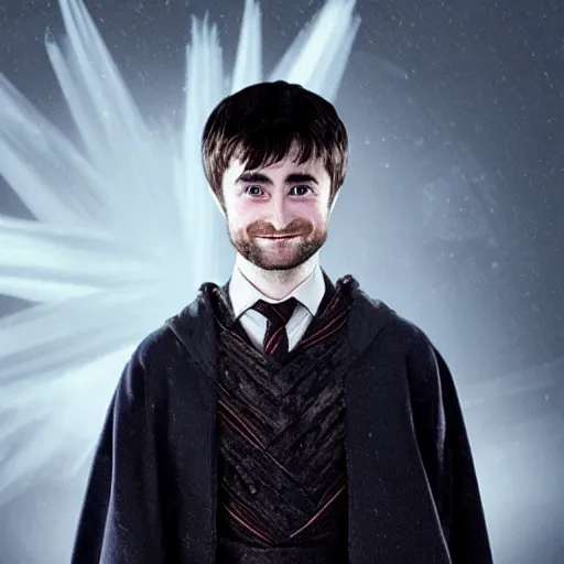Image similar to Daniel Radcliffe as Dumbledore