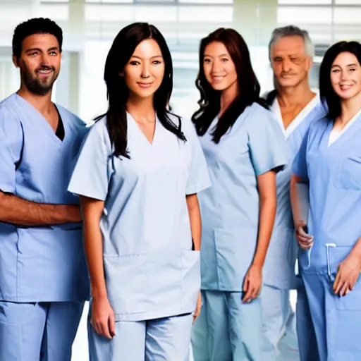 Image similar to a surgeon in scrubs