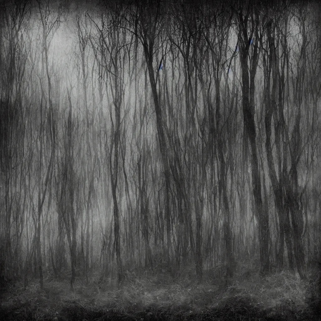 Image similar to Ambient black metal album art