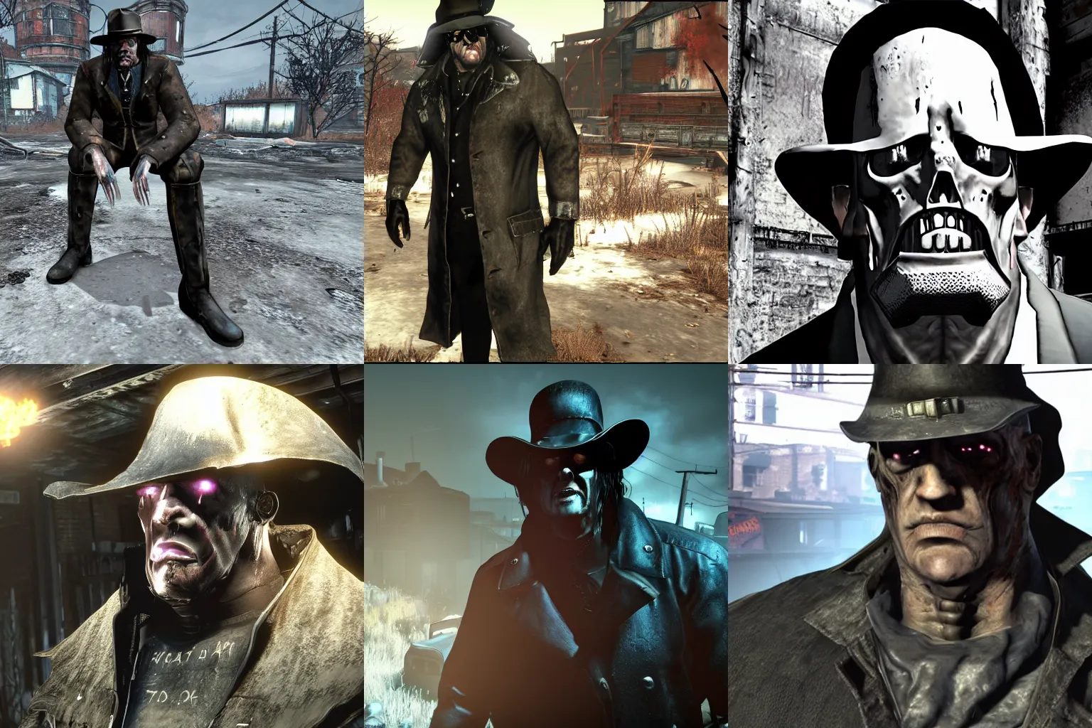 Prompt: The Undertaker in Fallout 4