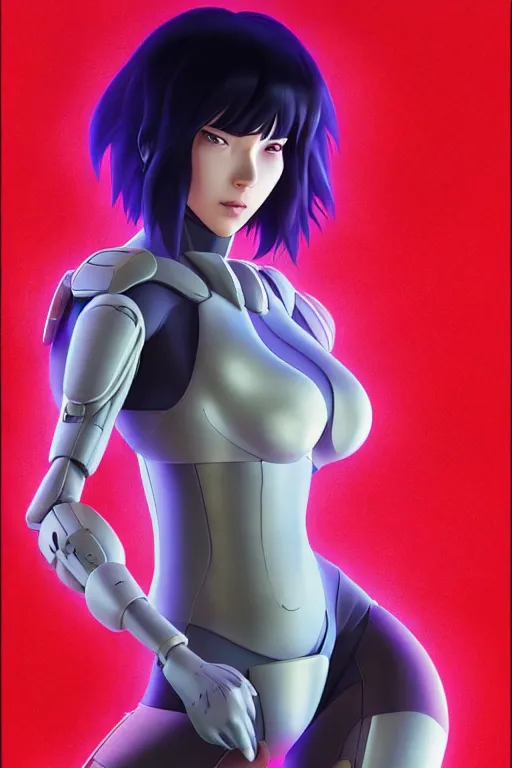 Image similar to weta disney pixar movie still portrait photo of ghost in the shell anime : : as motoko kusanagi by pixar : : by ilya kuvshinov, rossdraws, artgerm, maxim cover, octane render, 3 d, volumetric lighting, anti aliasing, raytracing : :