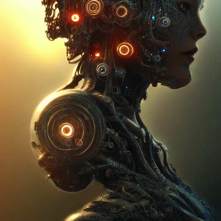 Image similar to organic cyborg, diffuse lighting, fantasy, intricate, highly detailed, lifelike, photorealistic, digital painting, artstation, illustration, concept art, smooth, sharp focus